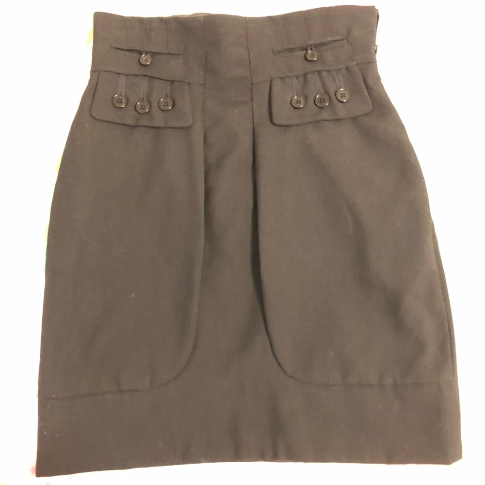 Maison Mayle black skirt